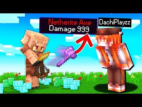 😱 Minecraft, მაგრამ ვაჭრობა დროპავს სუპერ ნივთებს!